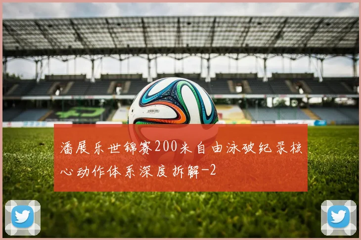 潘展乐世锦赛200米自由泳破纪录核心动作体系深度拆解